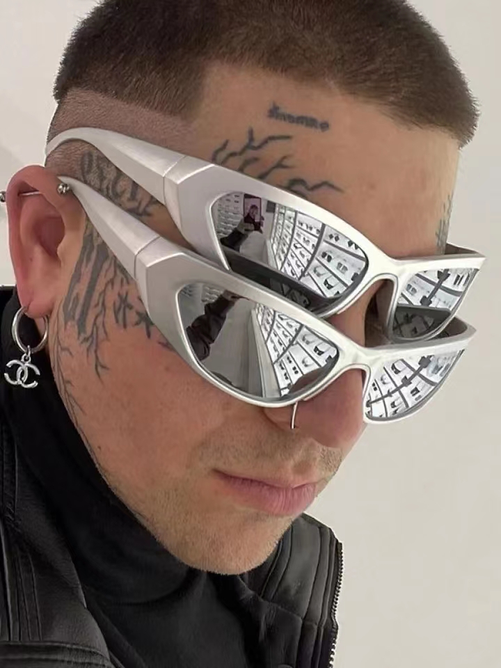 

Sunglasses Fashion Accessories 2023 Aesthetic Y2K Sunglasses Men Outdoor Bicycle Cycling Sports Sun Glasses Women Vintage Shades Fashion Punk Goggle Eyewear