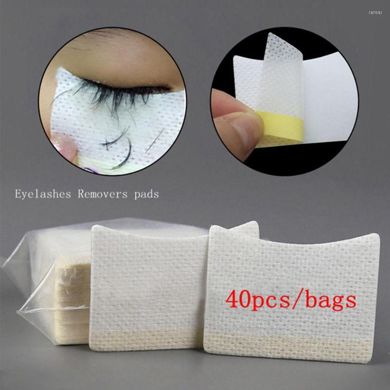 

False Eyelashes Woman Disposable Cotton Pads Extension Removing Under Eye White Antistimulation Makeup Tools