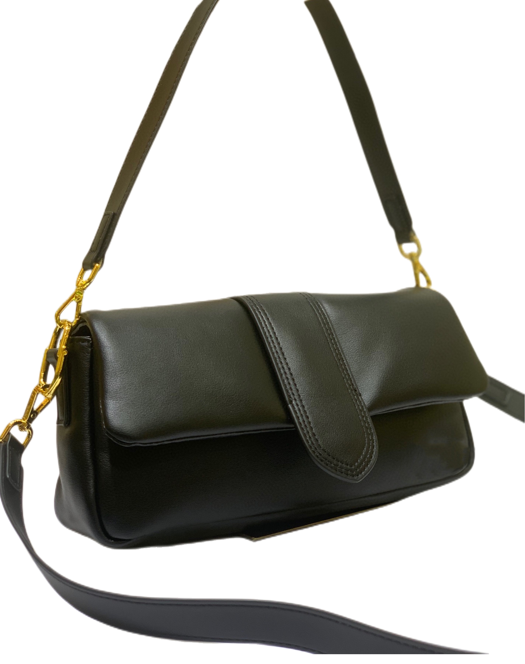 

Fashion Women Crossbody Bag Luxury Flap Fluffy Cowhide Large Capacity Metal Buckle Simple Leather Vintage Metal Logo Designer Bag, Deep brown