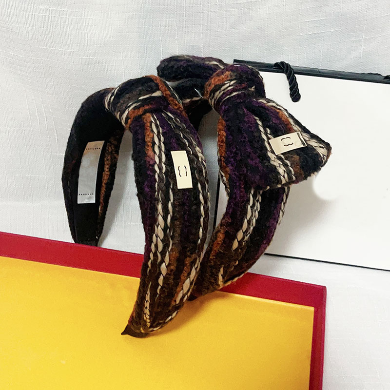 

Headbands Headband for Women Luxury Brand Designer Letters Print Hair Hoop Wide Edge Cross Knotted Horse Pattern Hairband