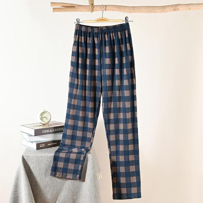 

Women's Sleepwear Autumn Fashion Plaid Pajama Pants Sport Casual Elastic Waist Men's Pajamas For Men 4XL Solid Loose Soft Long Pijama, Solid 6