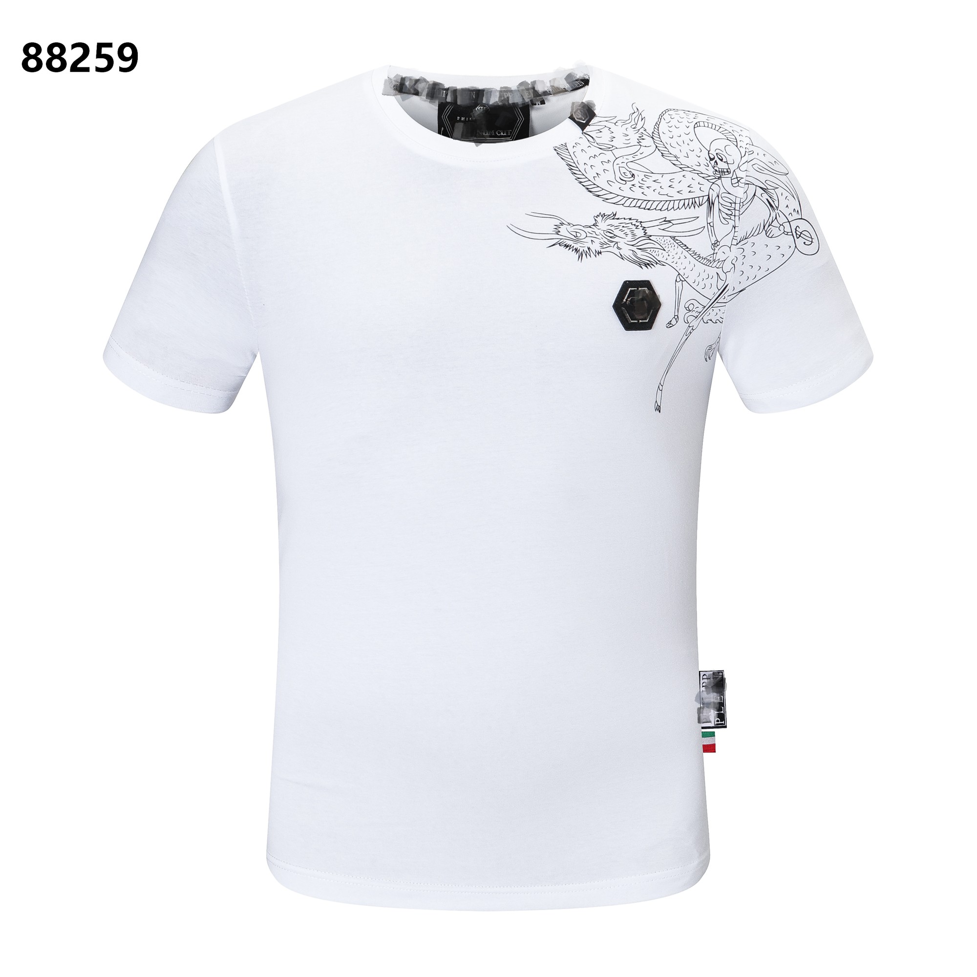 

PP Tees Tshirt Fashion new Mens Womens Designers T Shirts Long Sleeve Tops Luxurys Letter Tshirts Clothing Short Sleeved summer, Purple