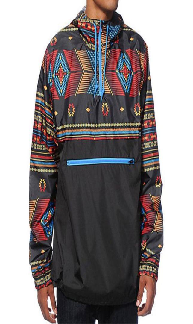 

Men Fashion Hooded Sweatshirt Casual Cool Long Sleeve Zip Pocket Tether Trench Hip Hop Print Retro Leisure Warm Jackets Hoodies5501743, Beige