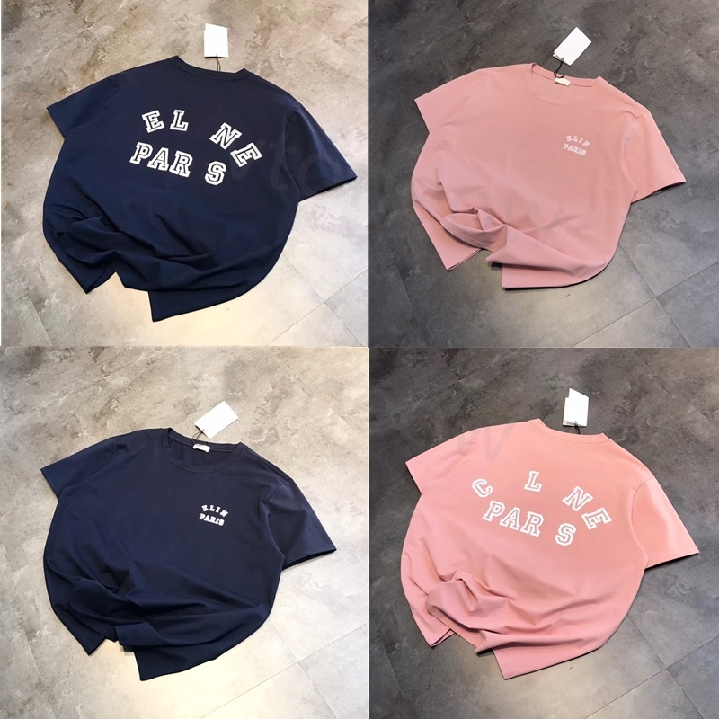 

2023 Classic Designers Women's Mens T Shirts Tees Short Sleeves Printing Short Sleeved Shirt Pink Letters Fashion Lovers Couples dress Casual Top, The same as original