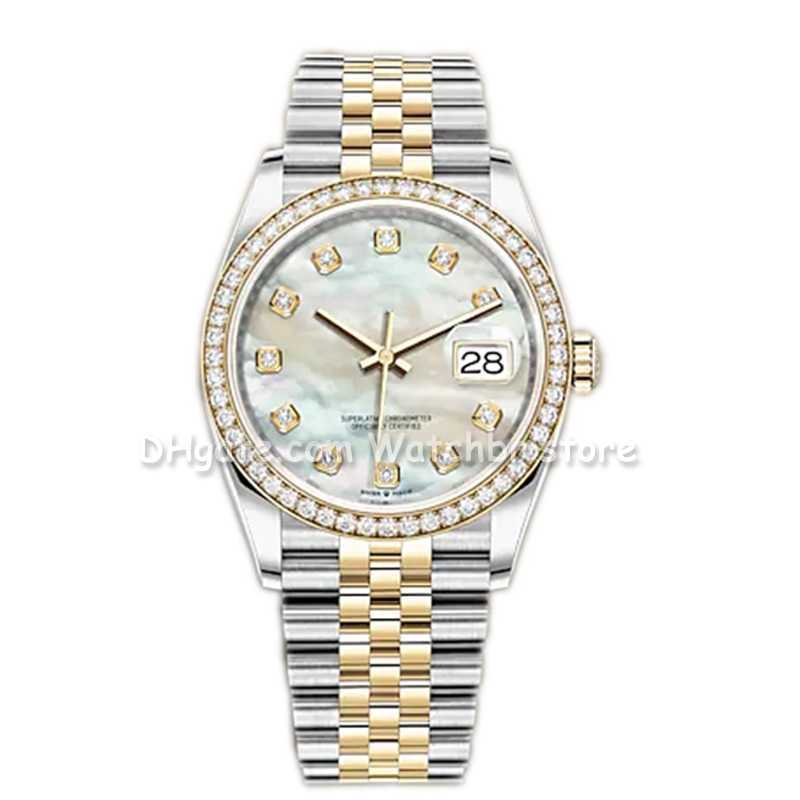 

R olex Watchbr-41mm 36mm Automatic Mechanical 31mm 28mm Quartz Customizable Watches Bezel Stainless Steel Women Diamond Lady Watch, Box
