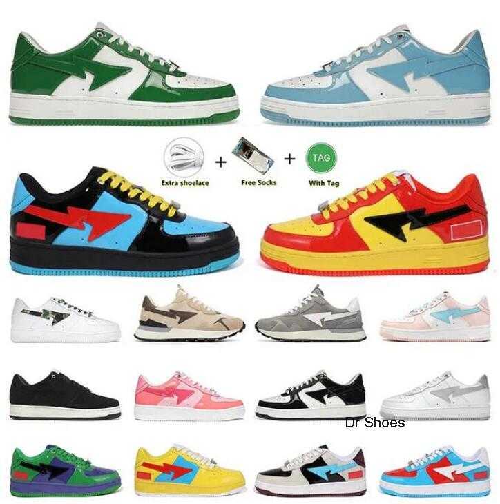 

Designer Platform Sneakers Sk8 Stars Casual Shoes Men Women Shoe Black White Black White Red Trainers Sport Sneaker, Color21