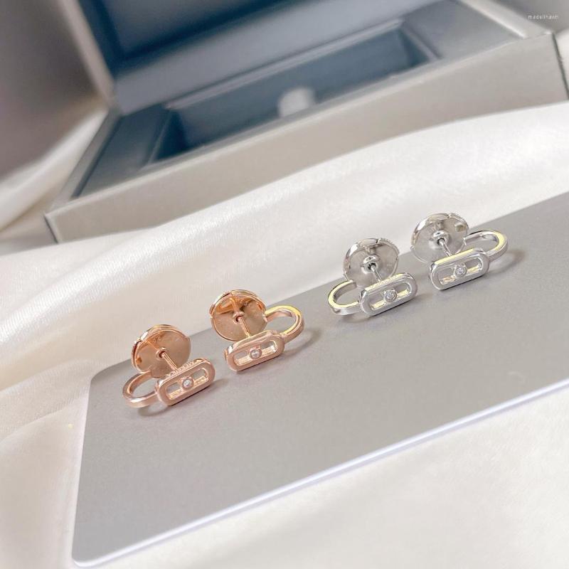 

Stud Earrings MessicaFashion Lady Girl With Ear Studs. Advanced Plugs. Made Of 925 Sterling Silver. Woman's Birthday Present