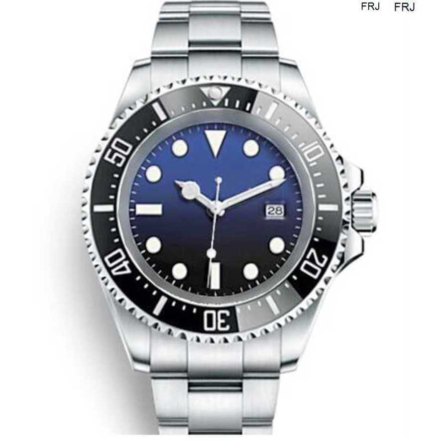 

Mens Watches Rolax Mechanical Watch Yz Men d Blue Seadweller Ceramic Bezel 44mm Stainless Steel Blso Automatic Black Diver