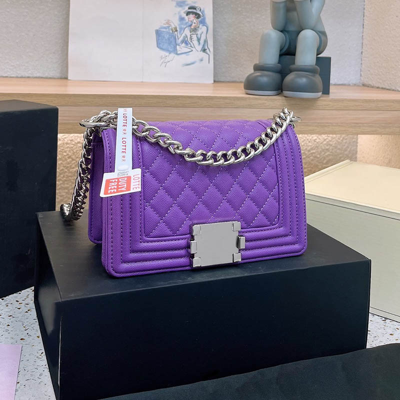 

Women Mini Flap Bag With Top Handle Caviar Leather Quilted Mini Versatile Luxury Handbags Evening Retro Designer Crossbody Bag Classic Wallet Coin Purse Birkin 20CM, Box