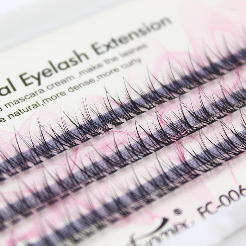 

False Eyelashes Pre-made Fan Dovetail Eyelash Natural Thick Premium Silk Lashes For Professional Individual Extension
