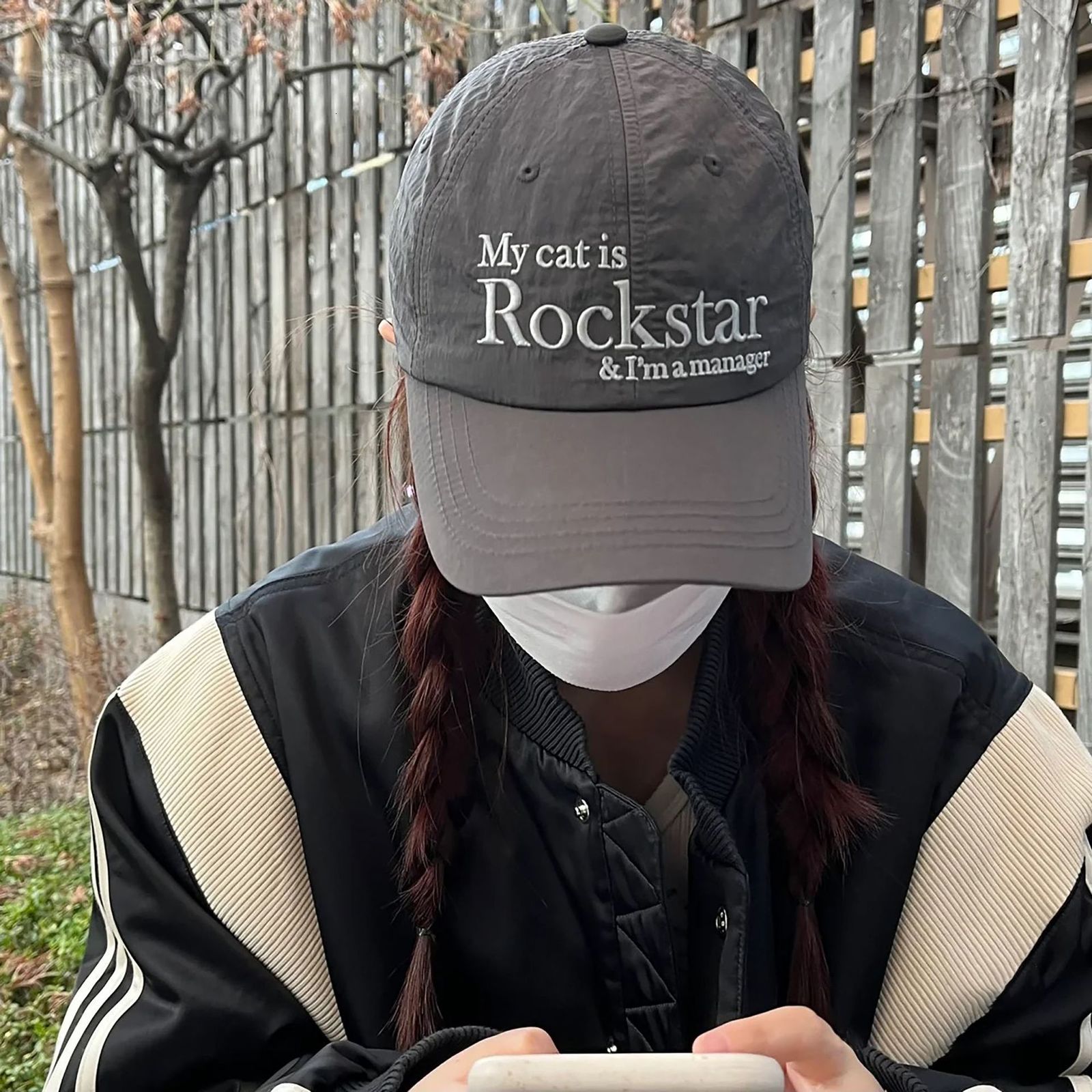 

Ball Caps Korean Trend Young Boys and Girls Baseball Caps Embroidered Letters Quickdrying Sports Leisure Party Cool Hiphop Baseball Caps 230316, Black