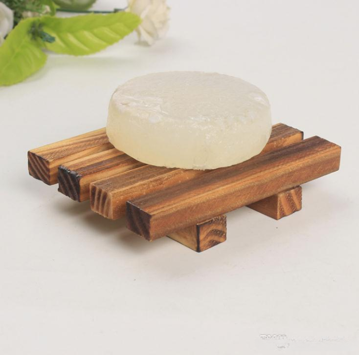Wood Wooden Soap Dish Storage Tray Holder Bath Shower Plate Bathroom NEW Worldwide Store DHL Free SN2201