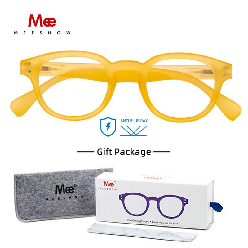 

Sunglasses Meeshow Blue Light Blocking Reading Glasses Fasion Men Women Eyeglasses Lesebrillen X'mas Gift Packing 2.0 For Womens Readers