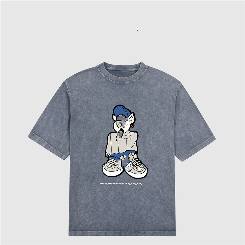 

Men's T-Shirt fashion Men's T-shirts 2023 Louiseity New cotton soft anti-wrinkle retro decorative printing letters casual student lovers short sleeve Viutonity 016-09