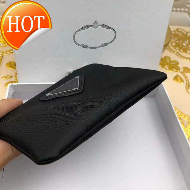 

Luxury Designer Bags Handbag 2023 New Key Multi-purpose wallet Waterproof Nylon Cloth Card Multi-functional Zero Black Storage Factory Direct Sale, Black (no gift box)