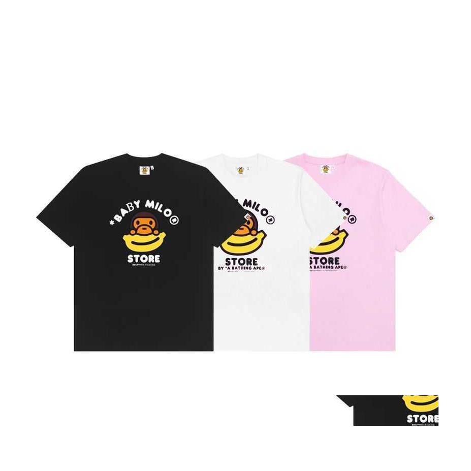 

2016 Men'S T-Shirts Designer Luxury Apes Classic Mens And Womens T Shirt Hip Hop Monkey Pattern Top Summer Breathable Versatile High Stre Dhtuw, 318 white