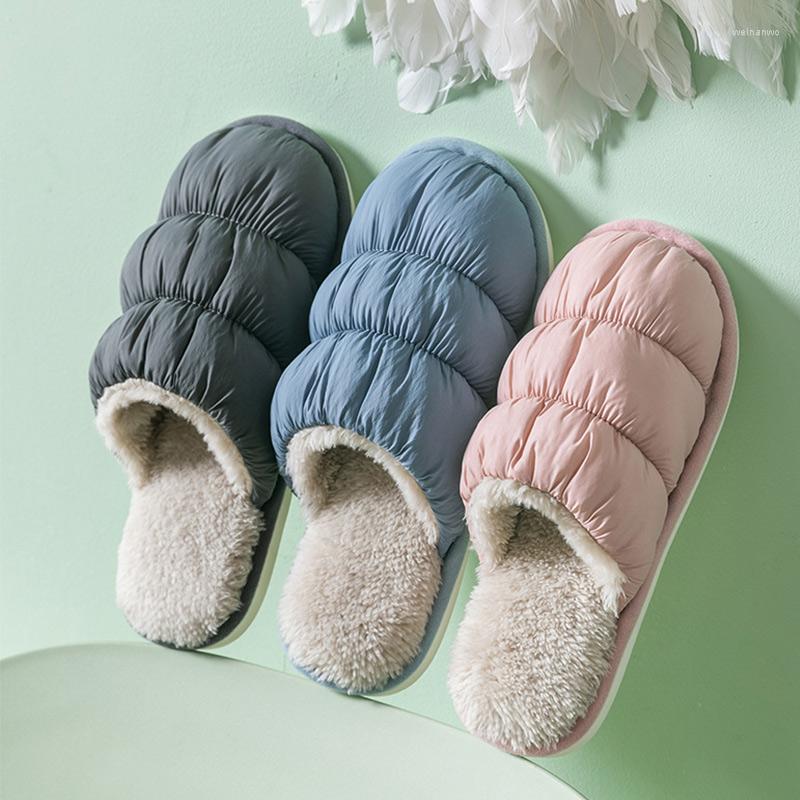 

Slippers Women Plush Warm Ladies Furry House Shoes Winter Fashion Woman Soft Couple Slipper Non Slip Footwear Female, Green