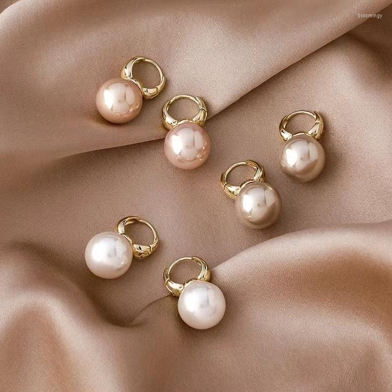 

Stud Earrings Exquisite Natural Freshwater Pearl Ear Studs Gold Women's Metal Luxury Jewelry Anniversary Gift Brincos