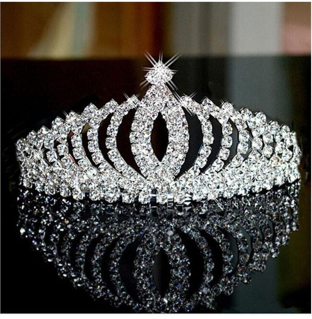 

Crystal Tiaras and Crowns Wedding Hair Accessories Tiara Bridal Crown Wedding Tiaras for Brides Hair Ornaments cheap accessiory3247146