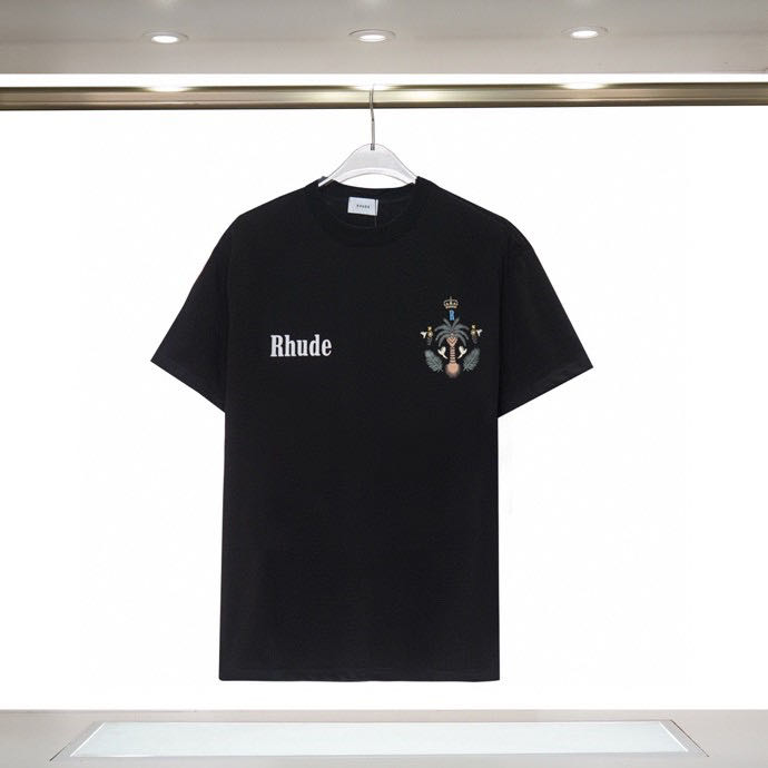 

Mens T Shirts Designer T Shirts Luxury Men s Women shirt womens Short Summer Fashion Casual with Brand High Quality 100% Cotton designer shirt RHUDE, Empty bag(not sell separately)