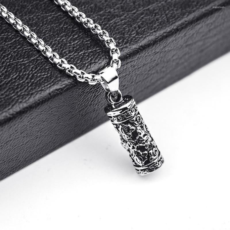 

Chains Stainless Steel Chain Hip Hop Mantra Pendant Amulet Search For Necklaces Women Goth In Man Necklace