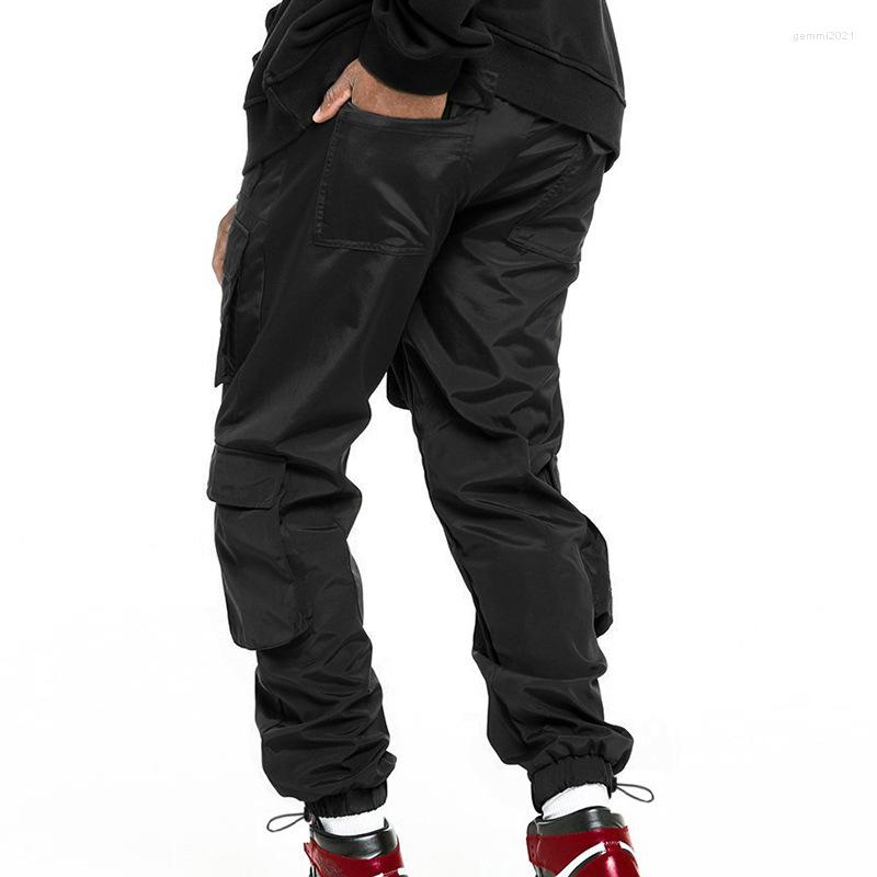 

Men's Pants 2023 Men Hip Hop Streetwear Tactical Cargo Male Joggers Casual Man Military Multi-Pocket Combat Trousers, Khaki