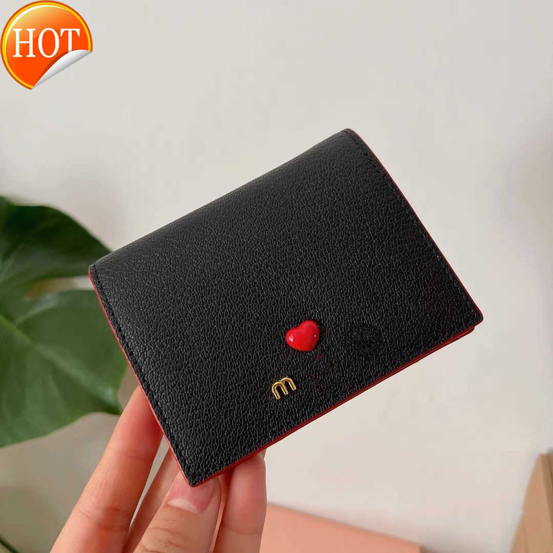 

Luxury Brand Designer Wallet Card pack Love Women's Short Cards Bag Large Capacity Multi-card Leather s Simple and Fashionable Factory Direct Sale, Blue