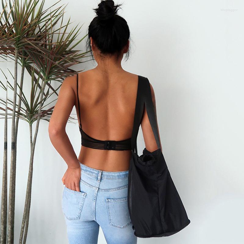 

Bras 2023 Women's Open Back Bra Sexy Lace Underwear Fashion Push Up Comfort Invisible Brassiere Female Dress Lingerie, White