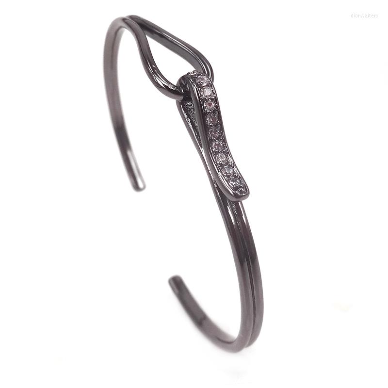 

Bangle Men Open Bangles Trendy Black Cuff Bracelets Jewelry Gift