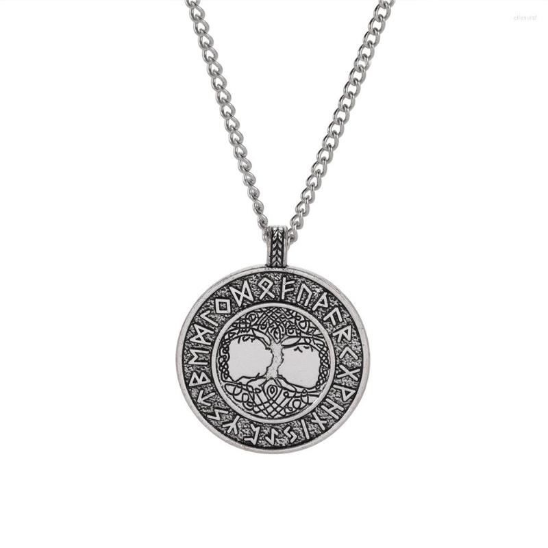 

Chains My Shape Vintage Tree Of Life Pendant Necklace For Women Family Necklaces Retro Jewelry Anniversary Valentine's Day Gifts