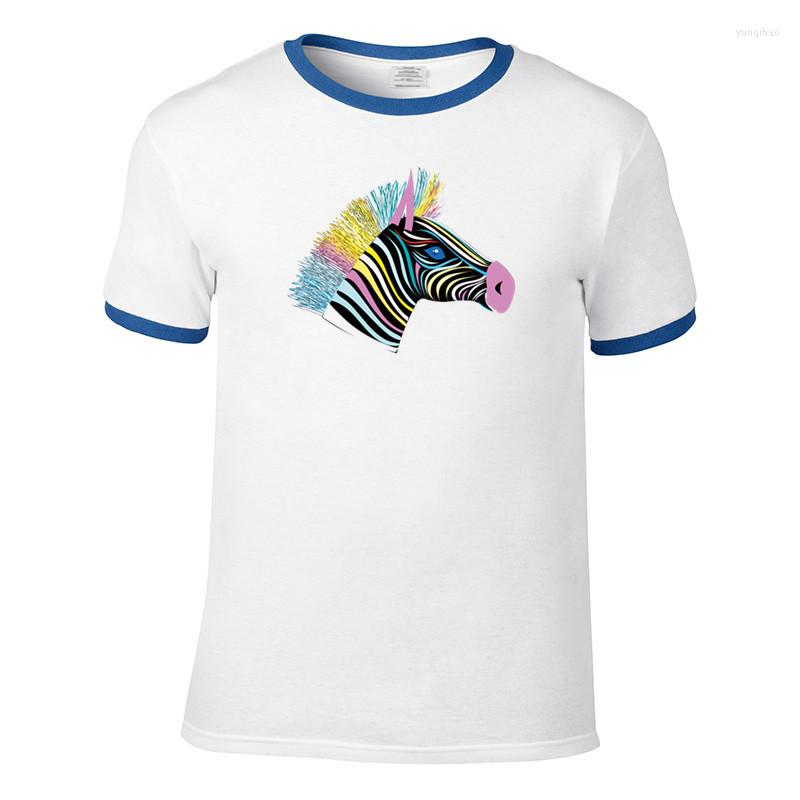 

Men's T Shirts Arrivals Print Zebra Men Cotton Raglan Sleeve Funny Man T-Shirt Mens Tshirt