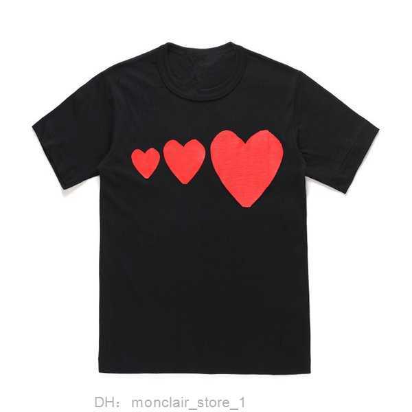 

Men's T-shirts Play t Designer Cdg Embroidery Red Heart Commes Des Casual Women Shirts Badge Quanlity Tshirts Cotton Short Sleeve Summer Loose Oversize Tee 12 Q89D