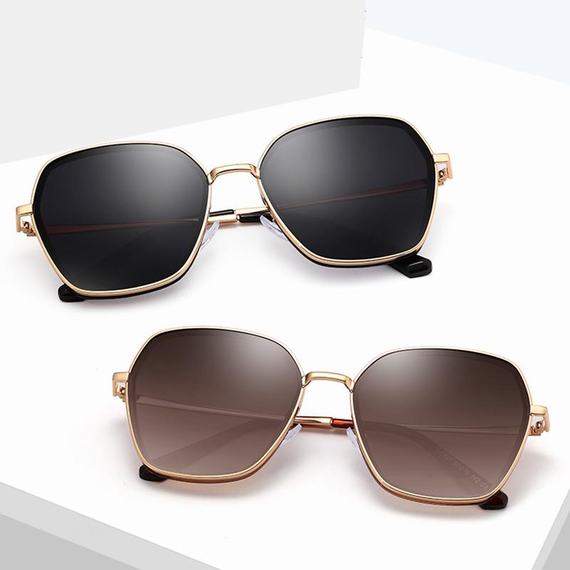 

Sunglasses Fashion Women Polarized Men Vintage Metal Frame UV400 Driving Glasses