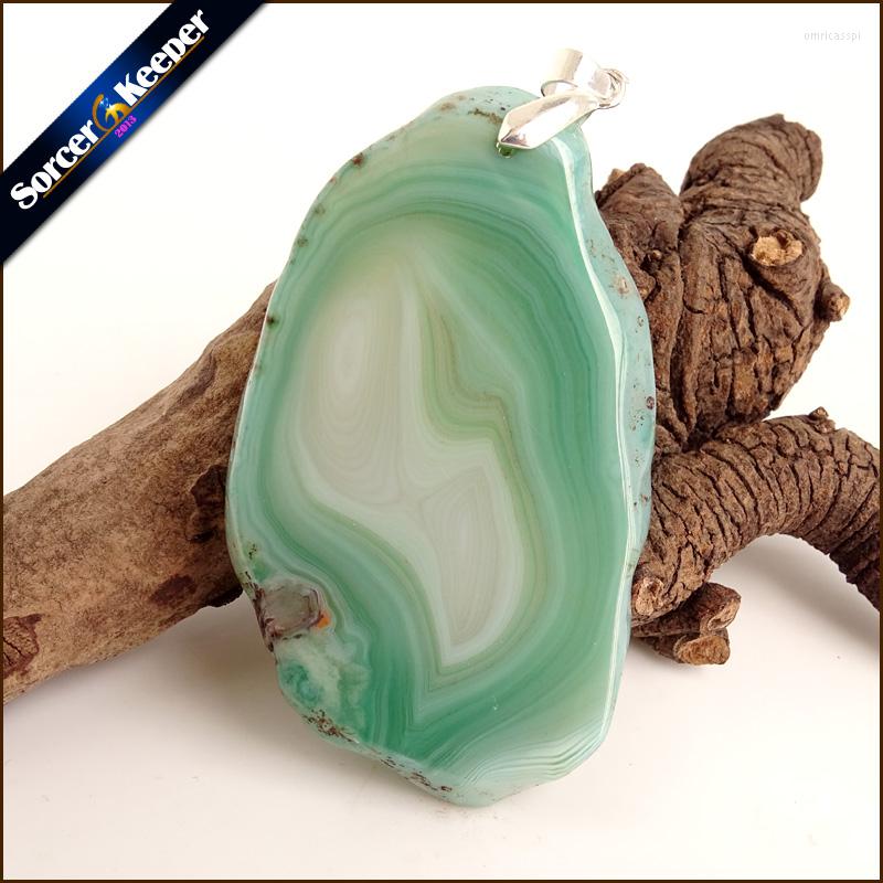 

Pendant Necklaces Natural Stone Polished Agate Geode Quartz Crystal Cluster Druzy Drusy Elestial Skeletal Specimen Fit Jewelry Making 152