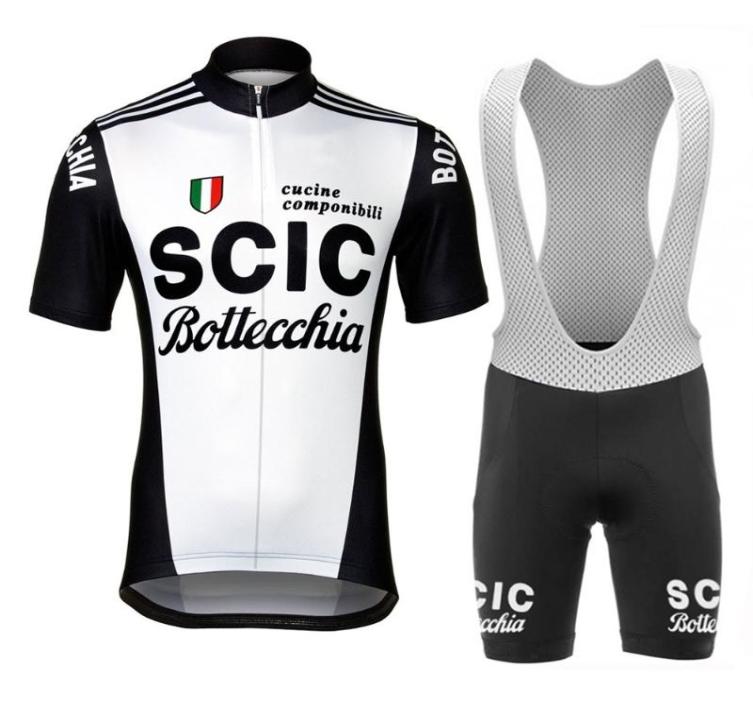 

Classic Black White Summer Men039s Short Sleeve Retro Cycling Jersey Set Road Bicycle MTB Bib Gel Wear Breathable Clothing Raci5376332, Photo style