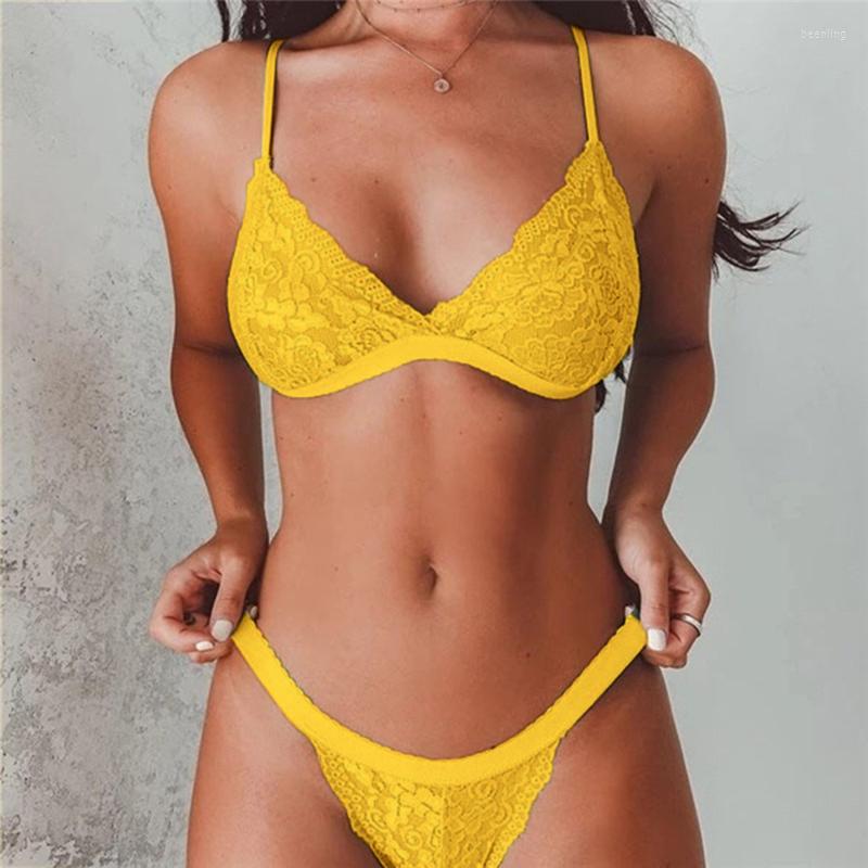 

Bras Sets Women Lace Ultrathin Briefs Female Intimate Bra Embroidery Seamless Underwear Backless Sexy Panties Padded Bralette Lingerie, Dark blue