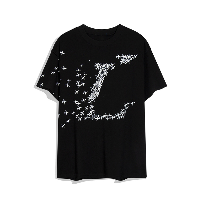 

fashion Men' T-Shirt 2023 Louiseity Men' T-Shirts Retro decoration Cotton soft anti-wrinkle letter Printing Casual Couple Short Sleeve Viutonity 020-016, 12