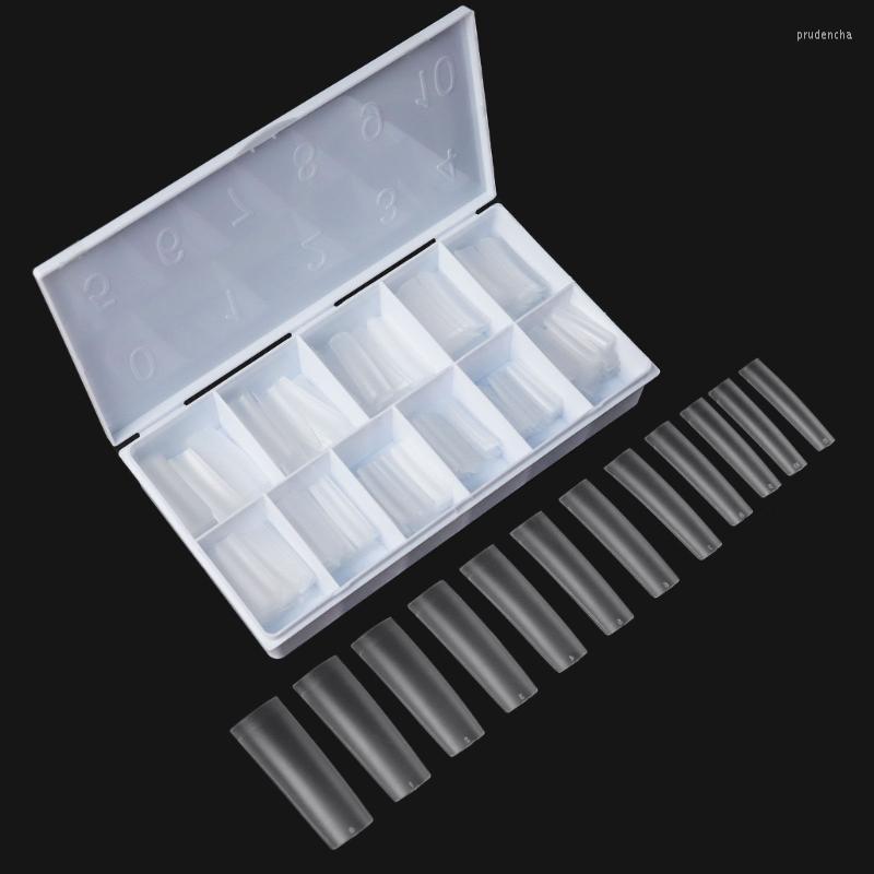 

False Nails 40JD C Nail Tips Square/Coffin/Stiletto Ballets Artificial Half Cover Press On, 02