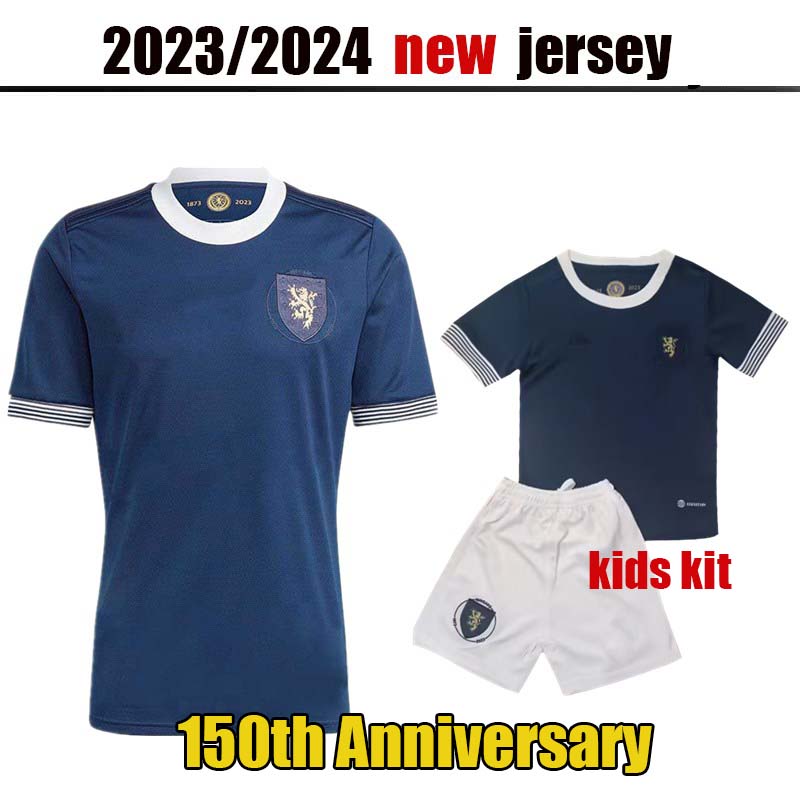 

2023 Scotland soccer jerseys 150th Anniversary blue Special edition TIERNEY DYKES ADAMS football shirt 23 24 CHRISTIE McGREGOR MCGINN McKENNA men kids kit