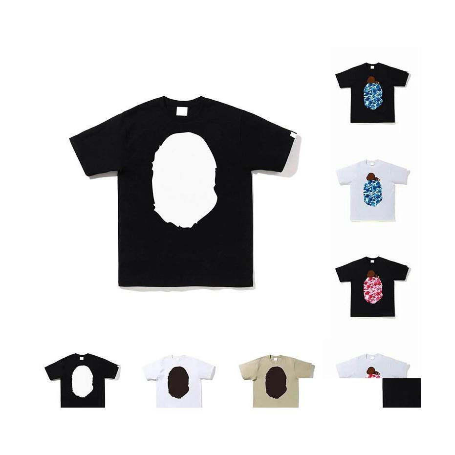 

2016 Men'S T-Shirts Designer Mens T Shirts Tees Side Double Sided Camouflage Shark Clothes Graphic Colorf Cashew Lightning Luminous Cotto Dhv1O