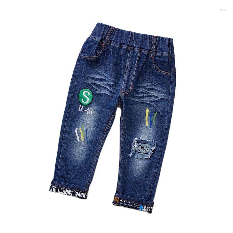 

Jeans Toddler Boys Graffiti Denim Dungarees Soft Jean Kids Clothes Children Infant Clothing 2 3 4 5 6 Years Baby Boy Pants, Fleece thermal-bear