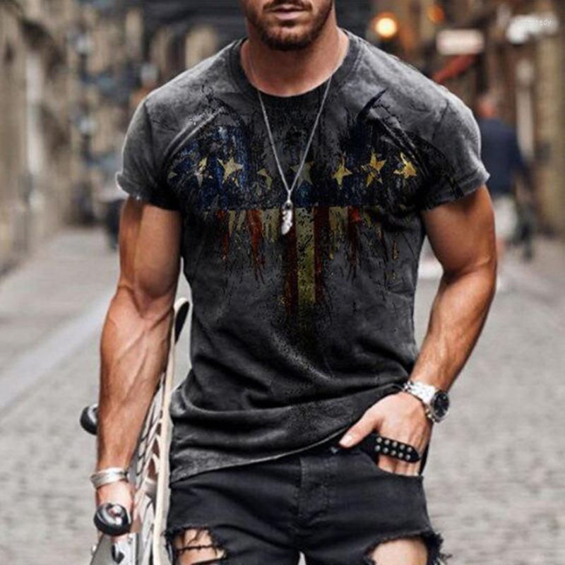 

Men's T Shirts Style 3D Printed Shirt Crew Neck Short Sleeve Gothic T-Shirt, 08