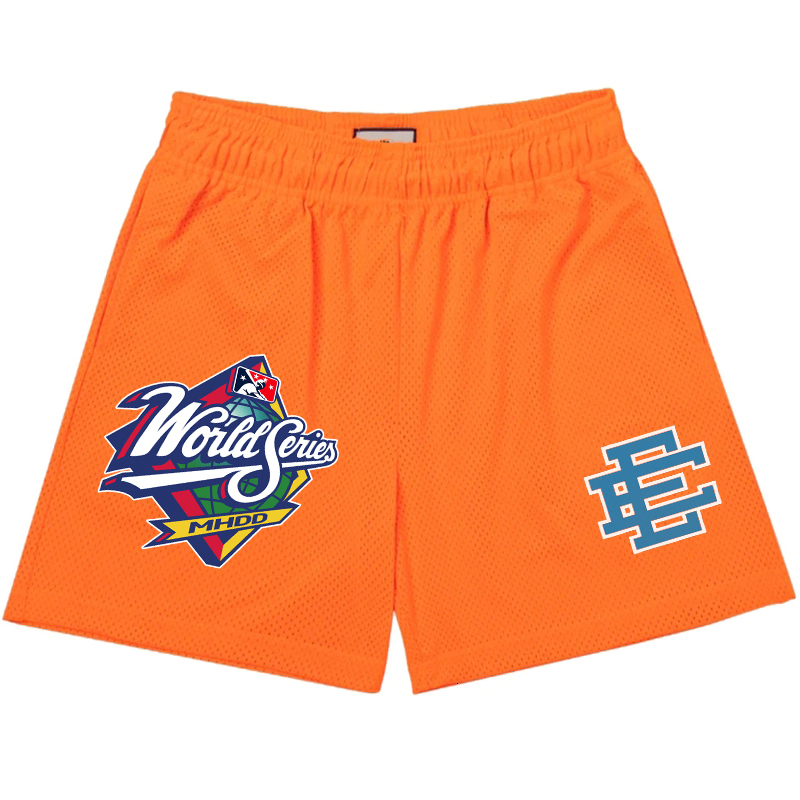 

Mens Shorts Hip Hop EE Basic Shorts Baseball World Series Specific Mens Casual Shorts Fitness Sports Summer Gym Workout Mesh Pant 230316, Lake blue