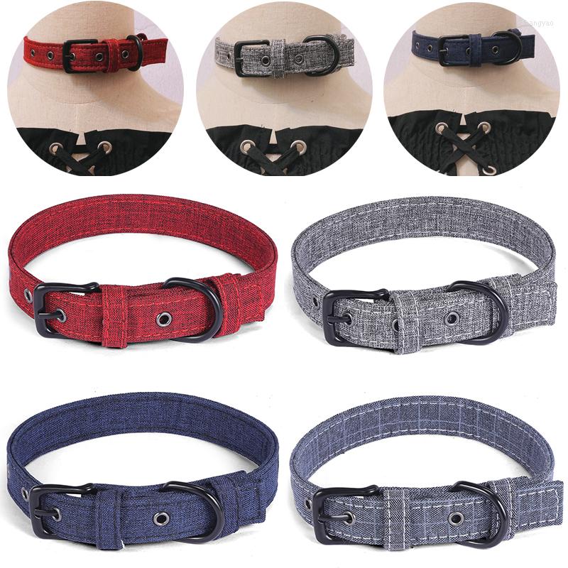 

Choker ZS 1PC Sexy Women Necklace Red Fashion Adjustable Cloth Punk Clavicular Band Girl Bracelet Collar
