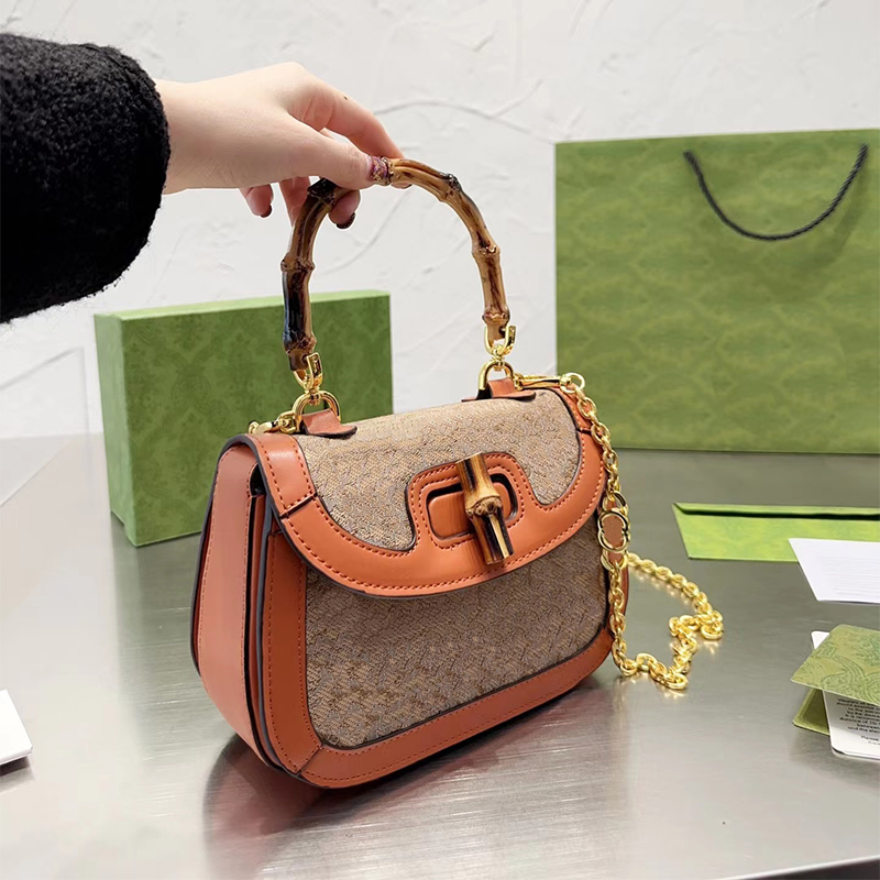 

Classic Top Chain Fashion Luxury Designer Handbag Messenger Handbag 2023 High Quality Wallet Women's Wallet Bamboo Bag Famous Designer Cross Handbag Women
