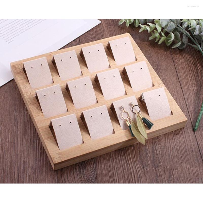 

Jewelry Pouches 12pcs Earring Display Card Tray For DIY Ear Studs Earrings