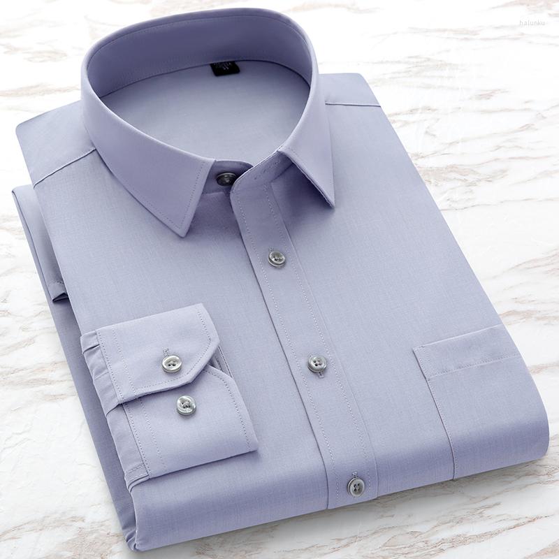 

Men's Dress Shirts Plus Size S-8XL Slim Fit Mens Business Casual Long Sleeved Shirt Classic Striped Male Social, 106