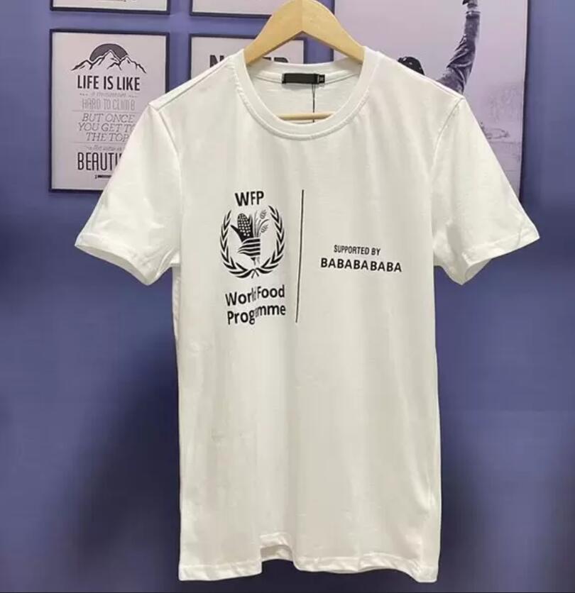 

2023 new T Shirt Designer Luxury Spring And Summer Balancaigas Letter Printed Mens Womens Couple Loose Short Sleeve Top Various Styles, Q111