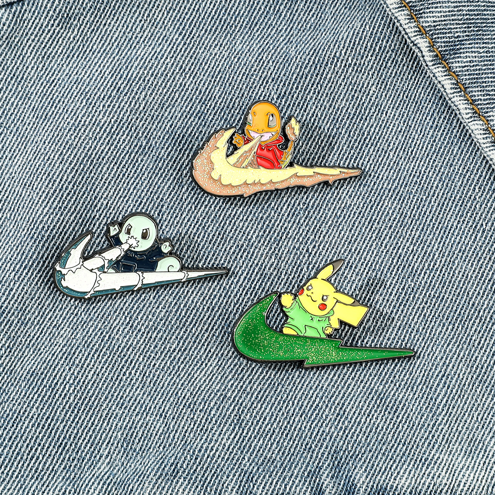 

yellow elf fire dragon pin Cute Anime Movies Games Hard Enamel Pins Collect Metal Cartoon Brooch Backpack Hat Bag Collar Lapel Badges, Color #1