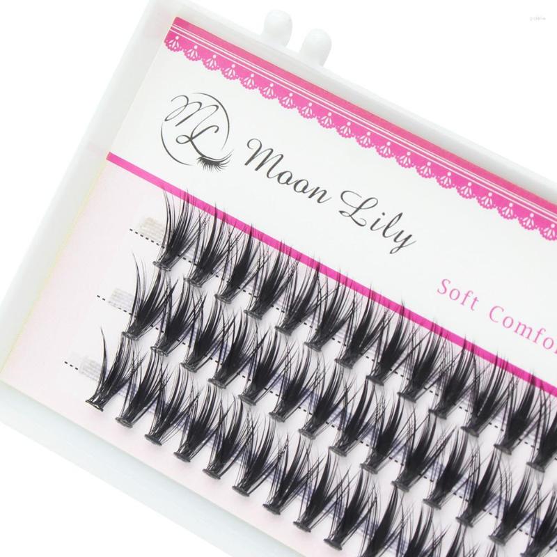 

False Eyelashes Natural Extension Individual Cluster Grafting Fake 30D Mink Eyelash Bunche 60pcs